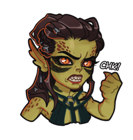 ArcaneKind Baldur's Gate 3 Sticker - Lae'zel
