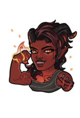 King's Plague Collective King's Plague Sticker - Karlach - Baldur's Gate 3