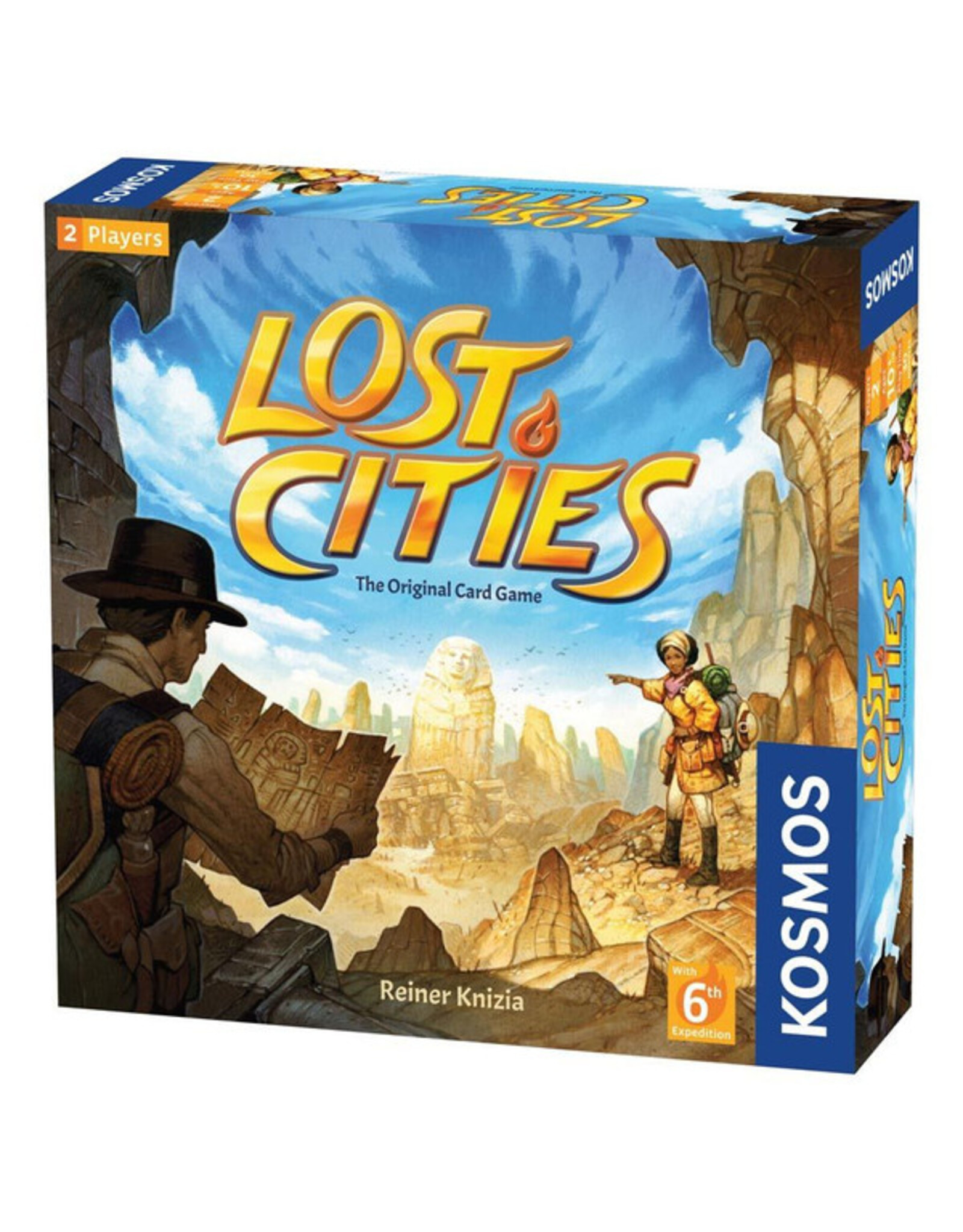 Thames & Kosmos Lost Cities Card Game with 6th Expedition