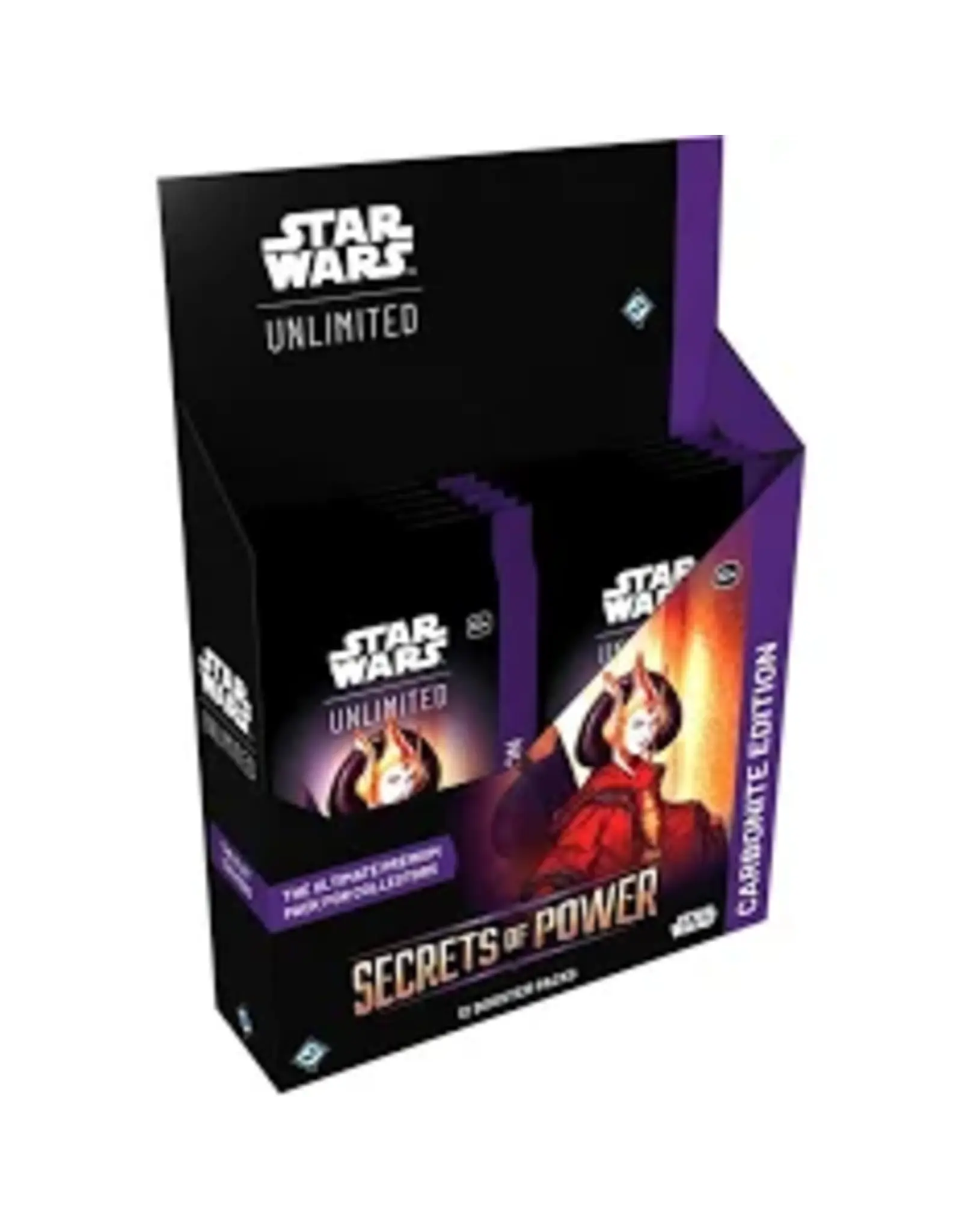 Fantasy Flight Games Star Wars: Unlimited - Secrets of Power: Carbonite Booster Display