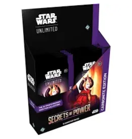 Fantasy Flight Games Star Wars: Unlimited - Secrets of Power: Carbonite Booster Display