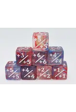 Foam Brain +1/+1 Primary Colored Marble Counters for Magic - Set of 8