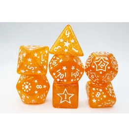 Foam Brain Shooting Stars: Sodium RPG Dice Set