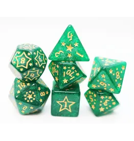 Foam Brain Shooting Stars: Manganese RPG Dice Set