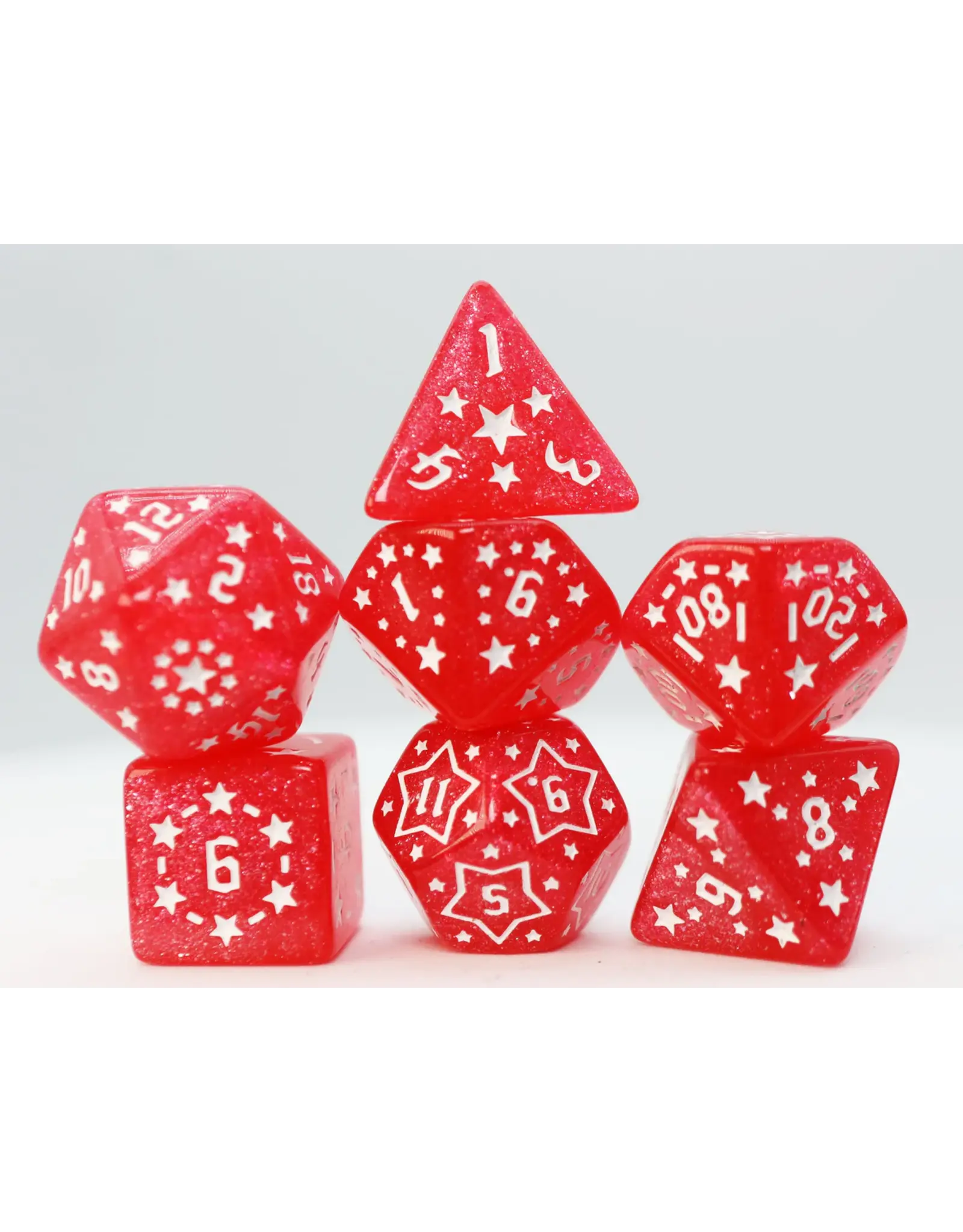 Foam Brain Shooting Stars: Lithium RPG Dice Set