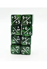 Foam Brain +1/+1 Pearl Green Counters for Magic - Set of 8