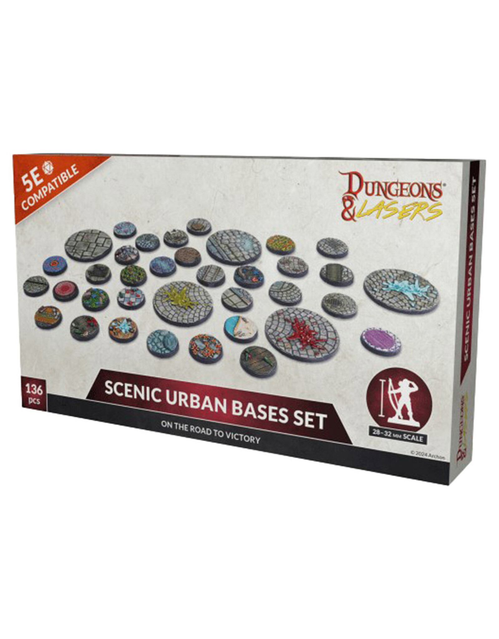 Archon Studios Dungeons & Lasers: Scenic Urban Bases Set