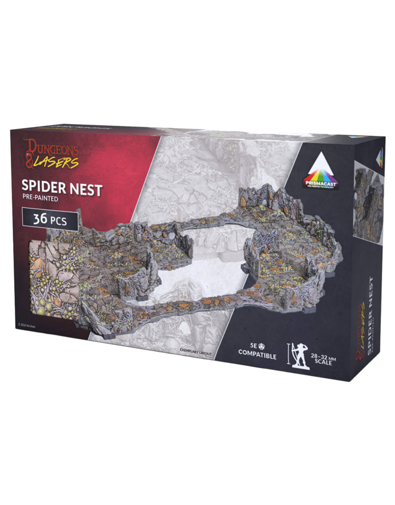 Archon Studios Dungeons & Lasers: Spider Nest Pre-Painted