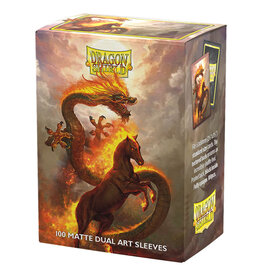 Dragon Shield Deck Protector: Art: Dual Matte: Fire Horse (100)