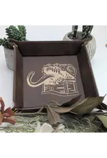Ebonwood Faux Leather Dice Rolling Tray - Mimic