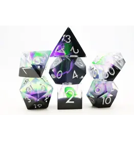 Foam Brain Sharp Edge Resin RPG Dice Set - Magic Trick