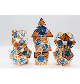 Foam Brain Oculus: Intelligent - Metal RPG Dice Set