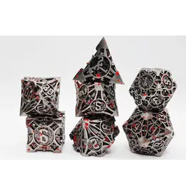 Foam Brain Quiver of Arrows: Vampiric Arrow - Metal RPG Dice Set