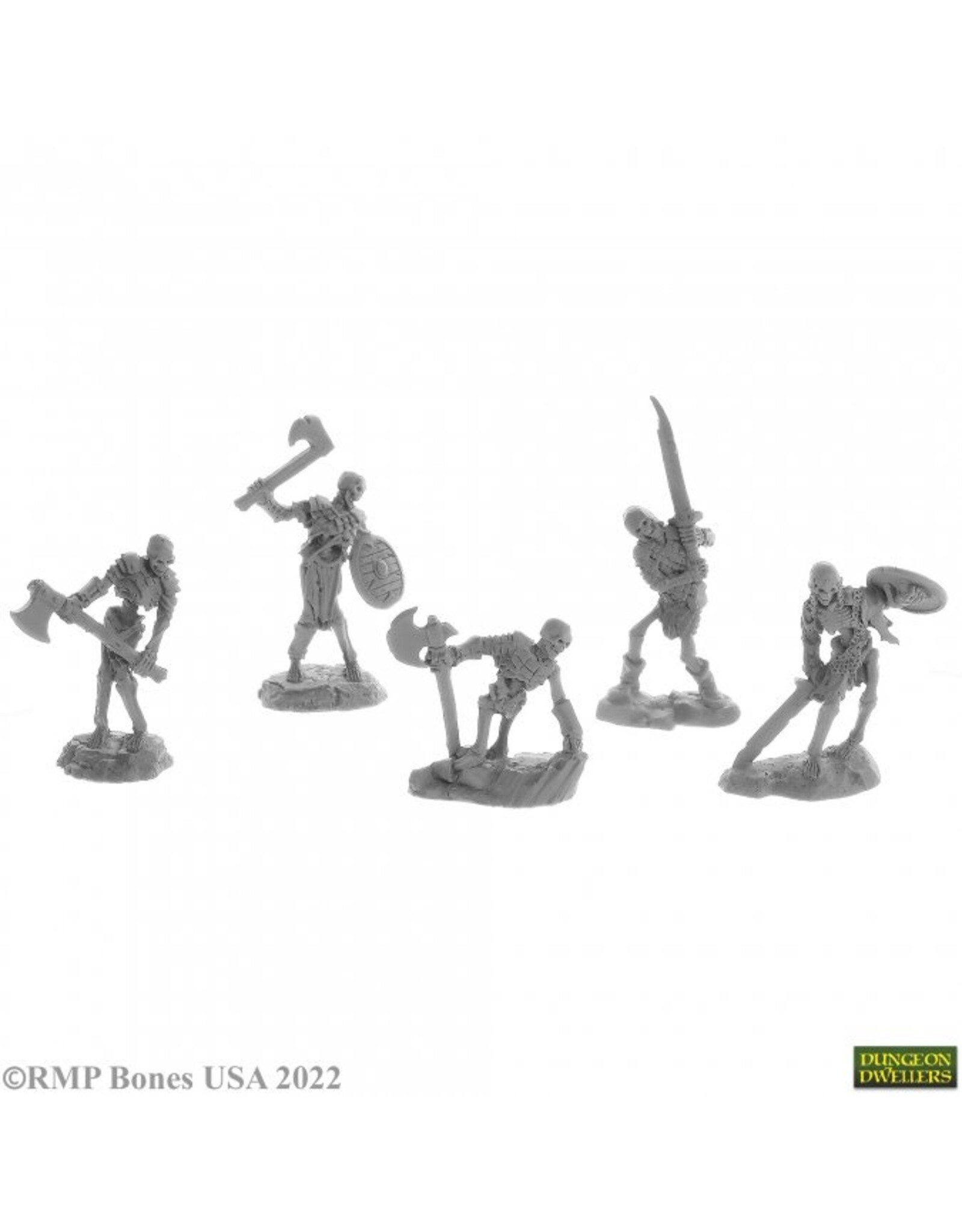 Reaper Reaper Bones Black: Bog Skeletons (5)