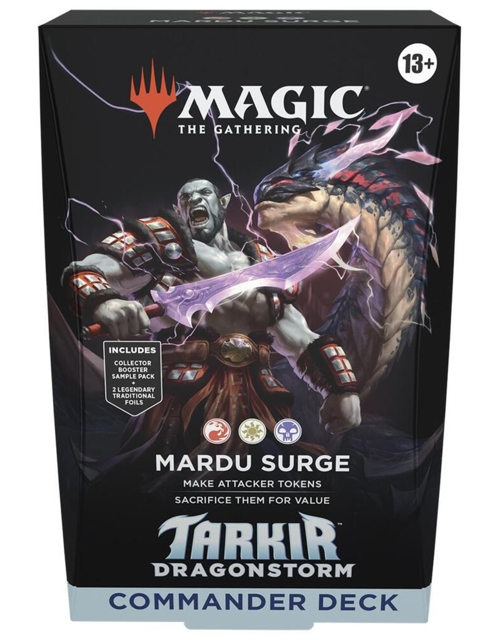 Magic MTG CCG: Tarkir Dragonstorm: Mardu Surge Commander Deck