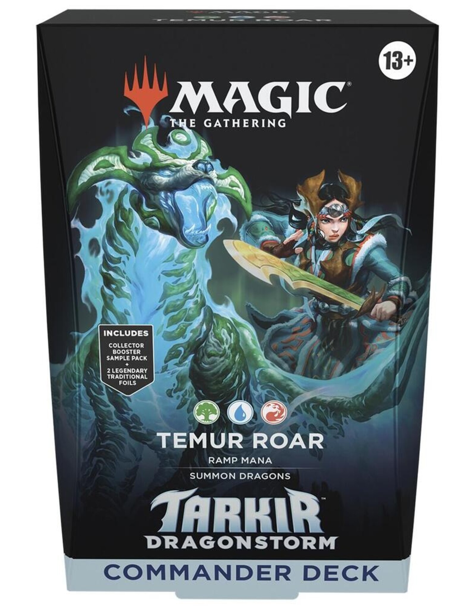 Magic MTG CCG: Tarkir Dragonstorm: Temur Roar Commander Deck