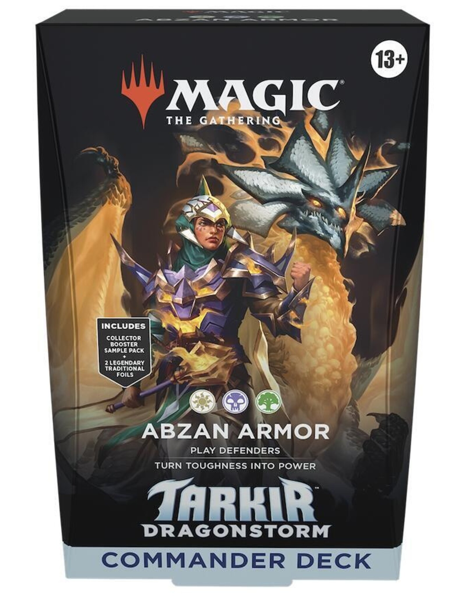 Magic MTG CCG: Tarkir Dragonstorm: Abzan Armor Commander Deck