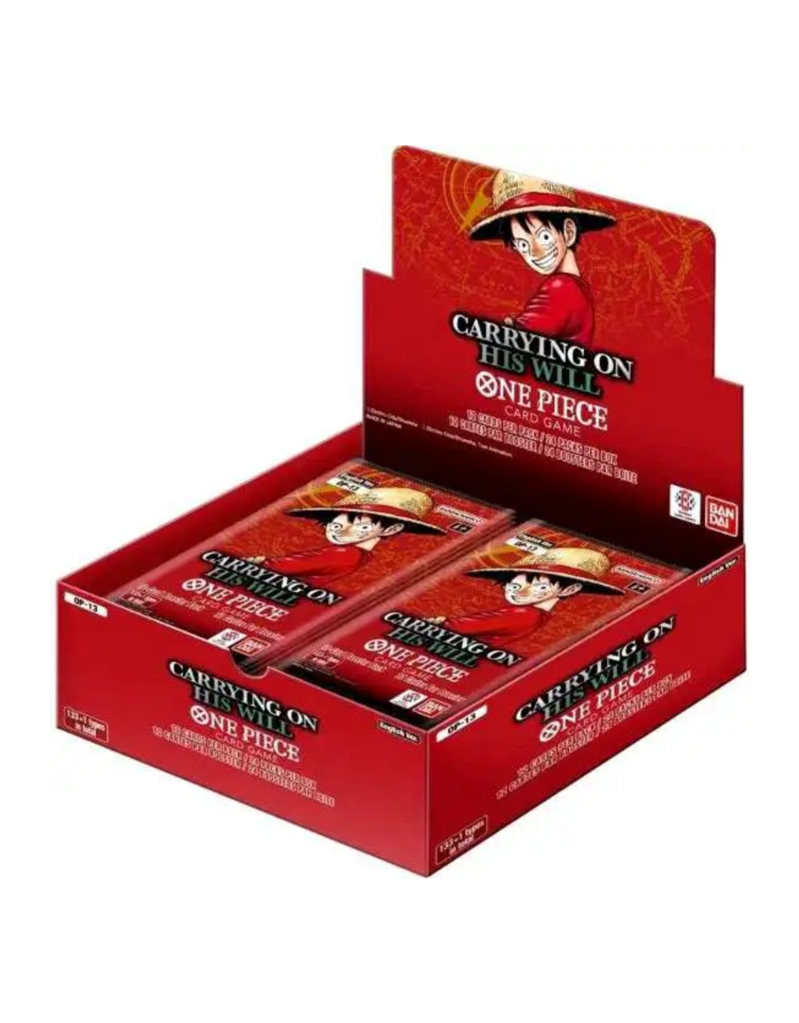 Bandai One Piece TCG: Carrying On His Will  Booster Display (24) (OP-13)