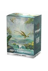 Deck Protector: Art: Dual Matte: Magic the Gathering: Landfall Series: Misty Rainforest (100)