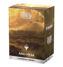 Deck Protector: Art: Dual Matte: Magic the Gathering: Landfall Series: Arid Mesa (100)