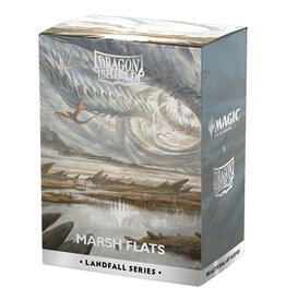 Deck Protector: Art: Dual Matte: Magic the Gathering: Landfall Series: Marsh Flats (100)