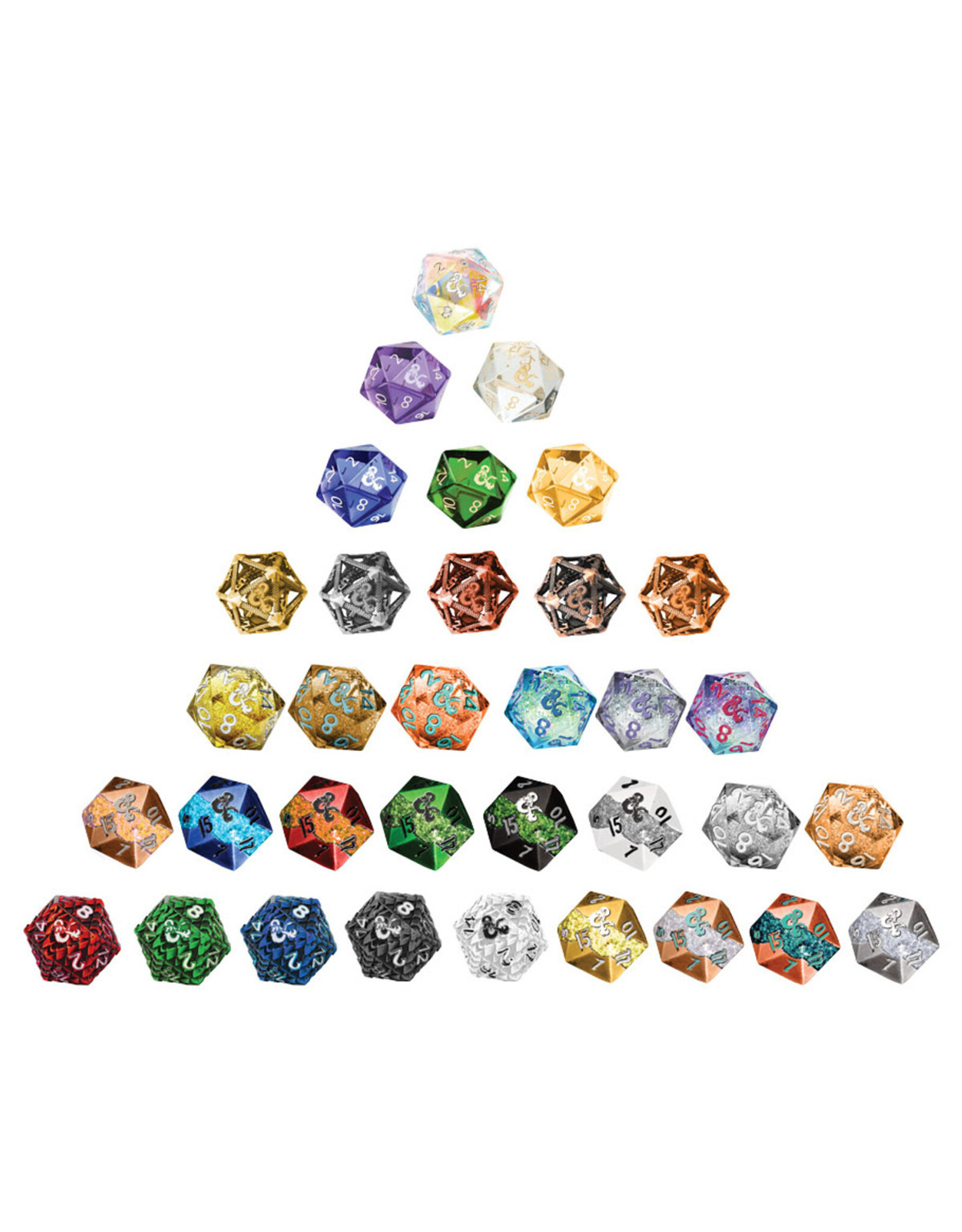 Metallic Dice Games D&D Fizban's Treasure Misfit Blind Mystery Box