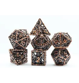 Foam Brain Grim Scythe: Copper - Metal RPG Dice Set