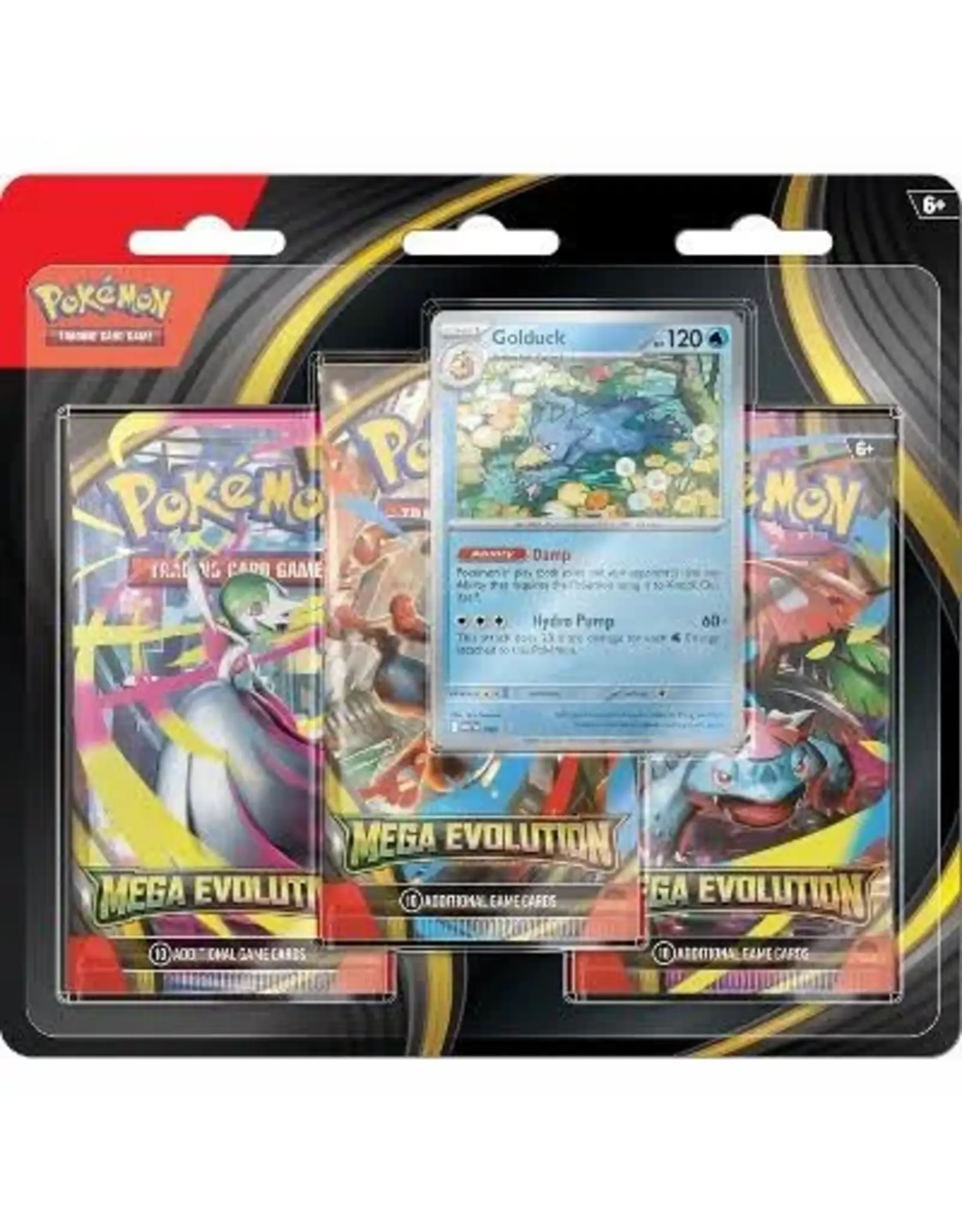 Pokemon Pokemon TCG: Mega Evolution 1: 3-Booster Blister
