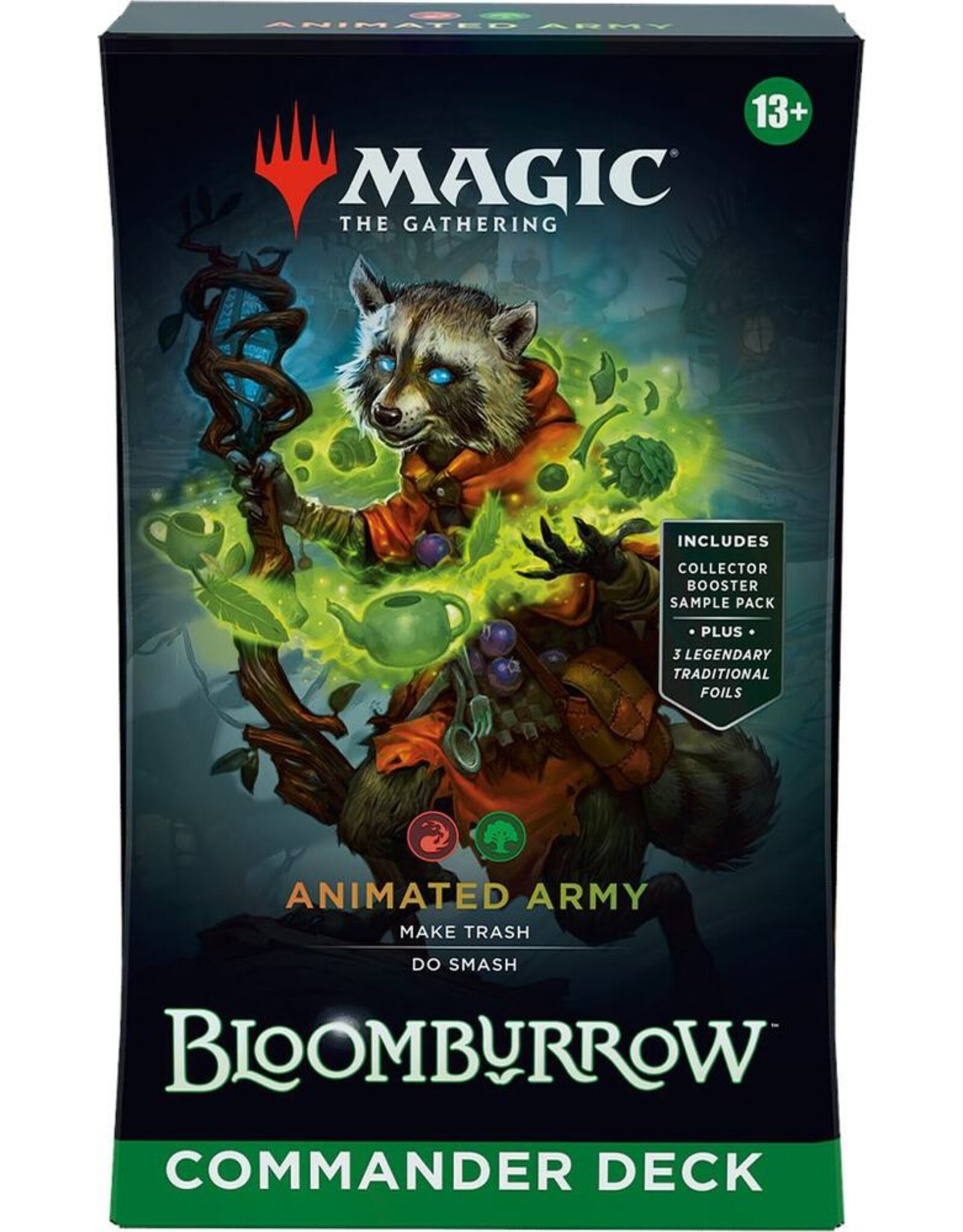Magic Magic the Gathering CCG: Bloomburrow Commander Deck: Animated Army