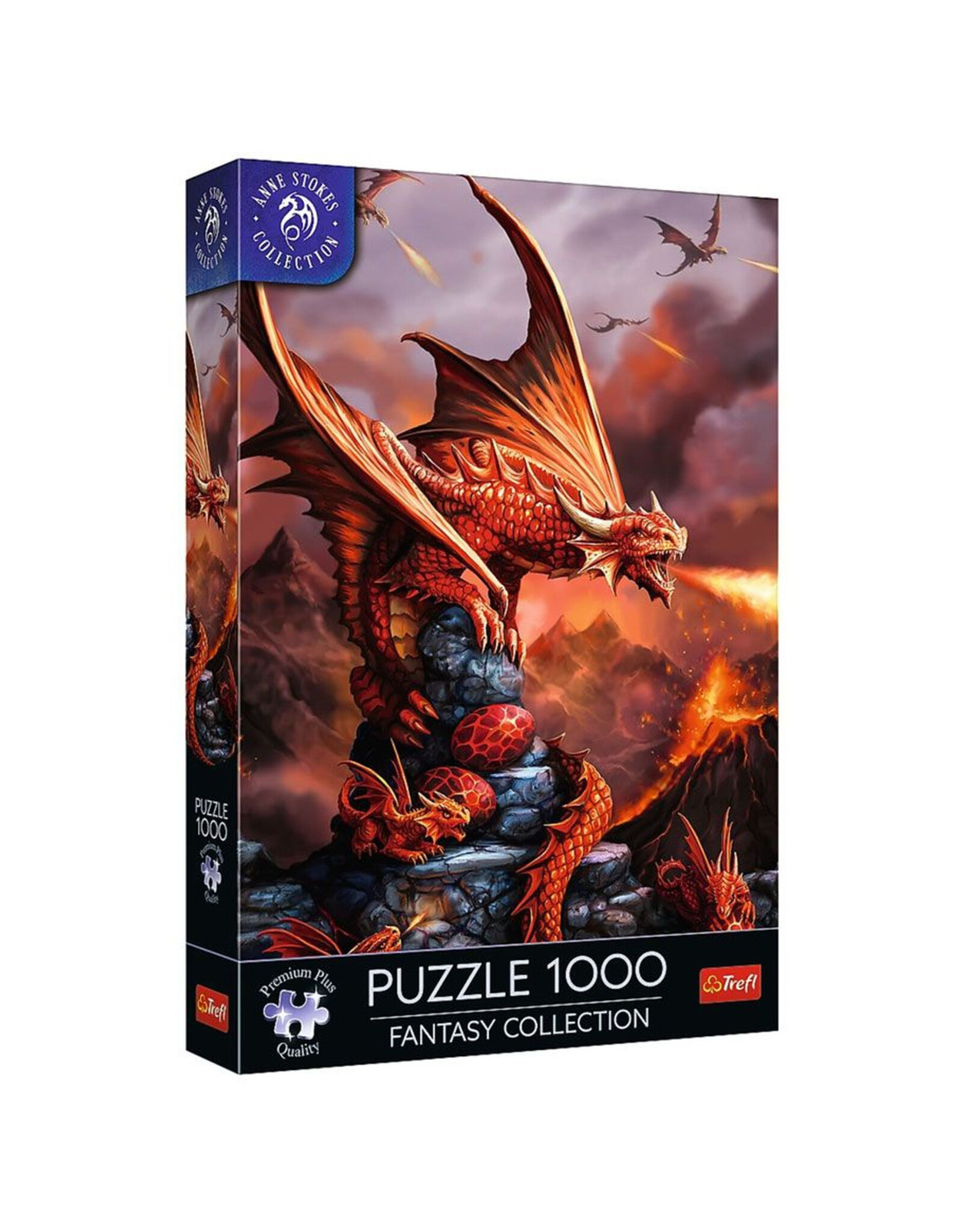 Trefl Puzzle: Anne Stokes Fire Dragon 1000pc