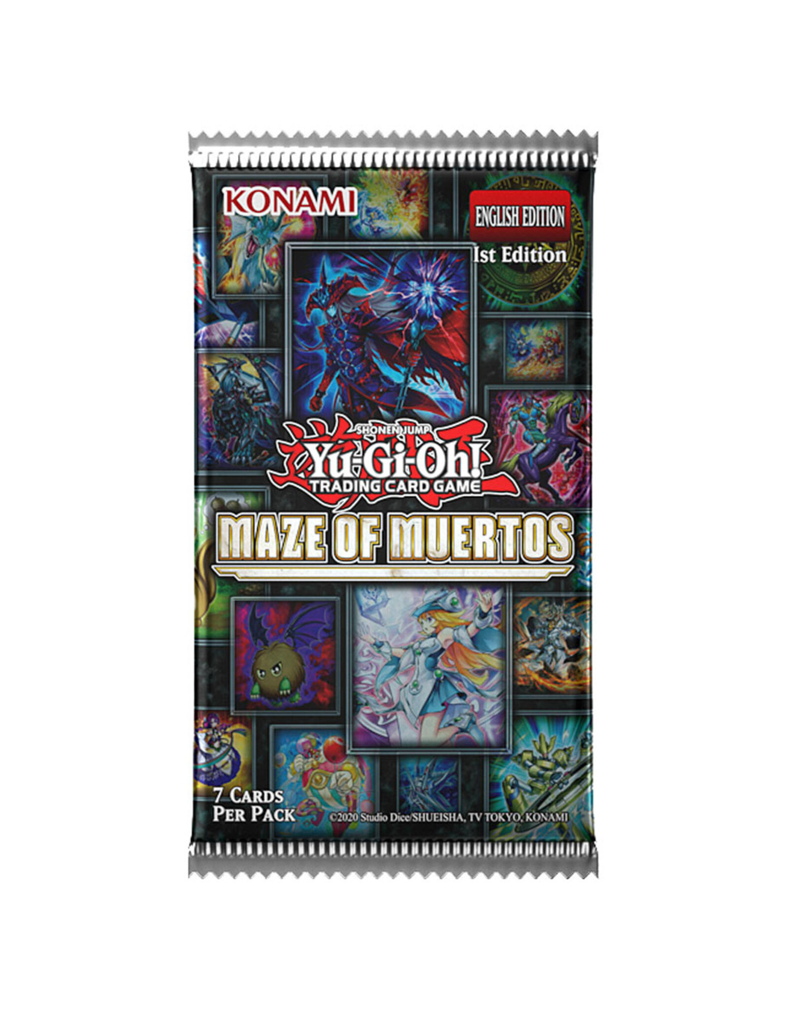 Konami Yu-Gi-Oh!: Maze of Muertos Booster Display