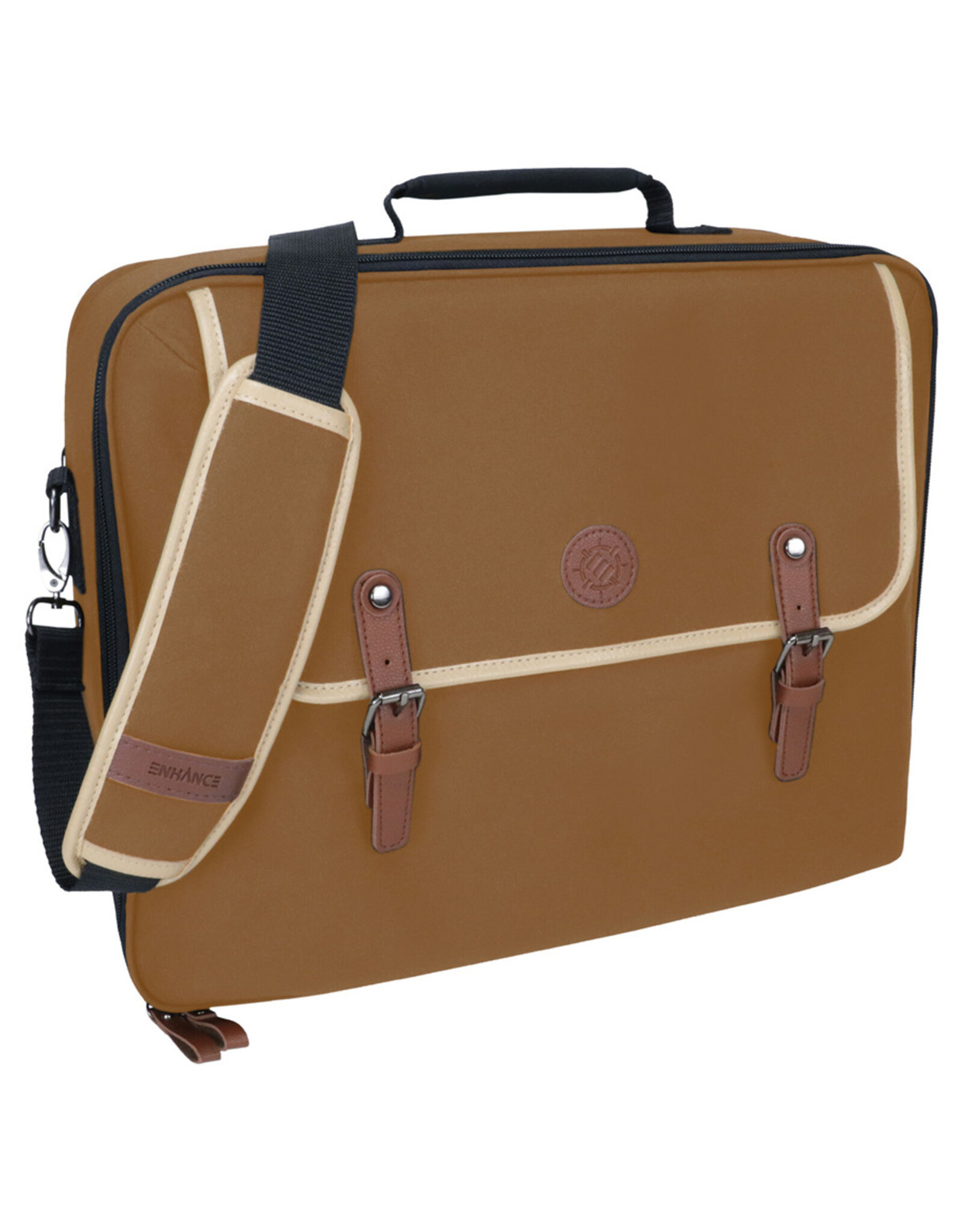 Enhance: Designer TCG Shoulder Bag Tan