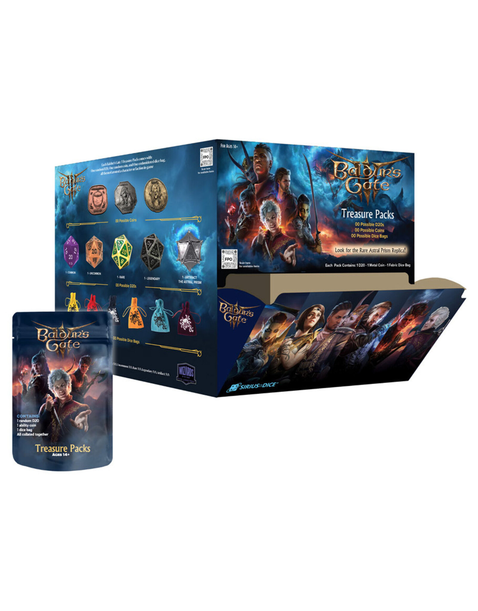 Sirius Dice Dungeons & Dragons: Baldur's Gate 3 Treasure Pack