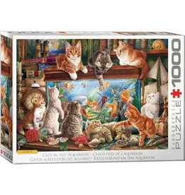 Eurographics Puzzle: Cats by the Aquarium 1000 pc