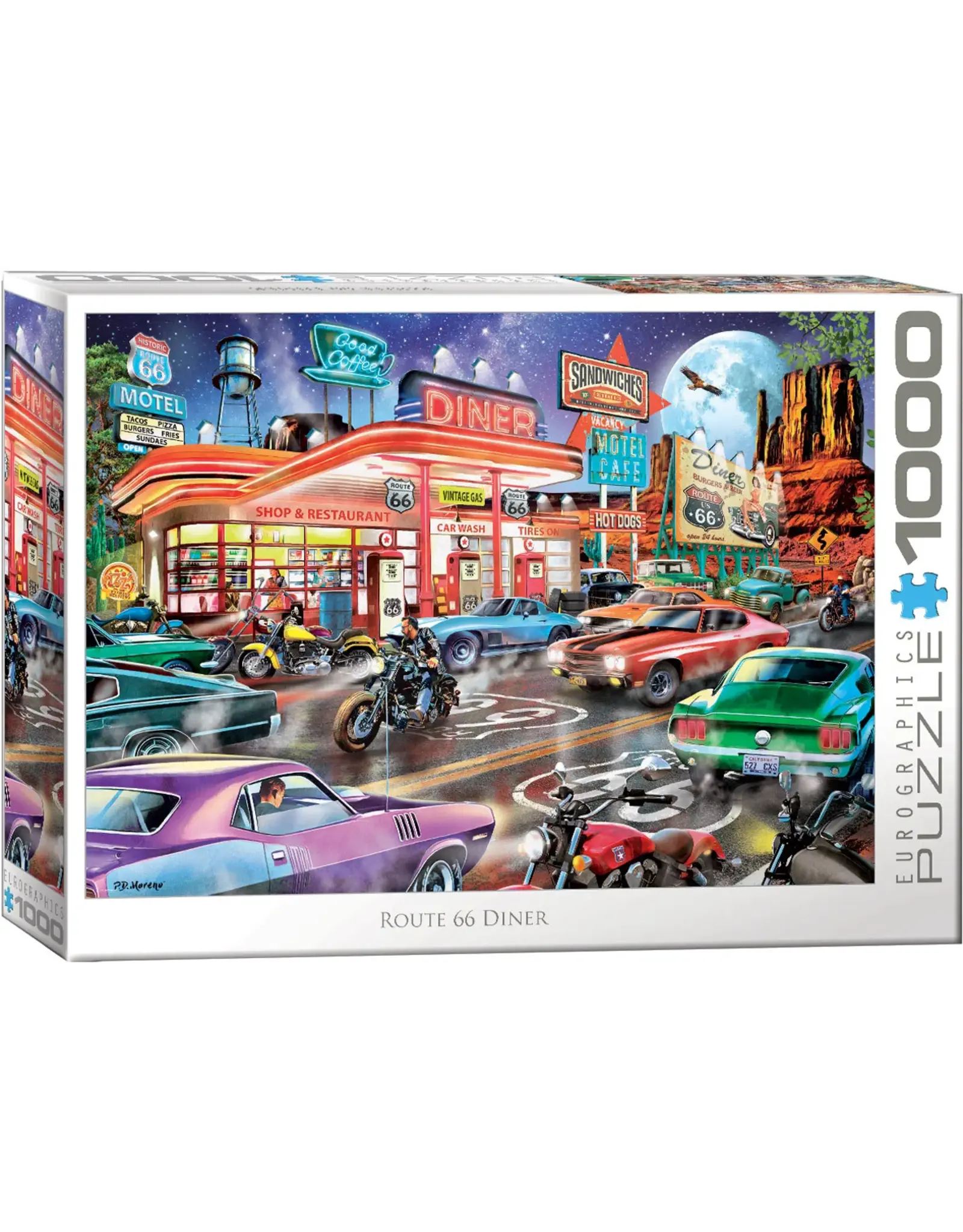 Eurographics Puzzle: Route 66 Diner