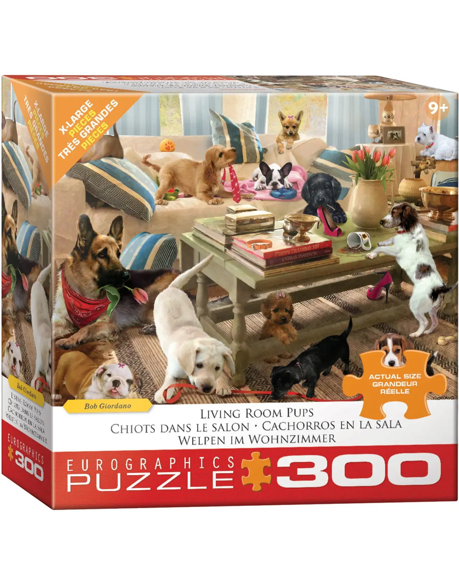 Eurographics Puzzle: Living Room Pups