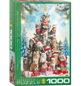 Eurographics Puzzle: Christmas Tree Cats 1000 pc
