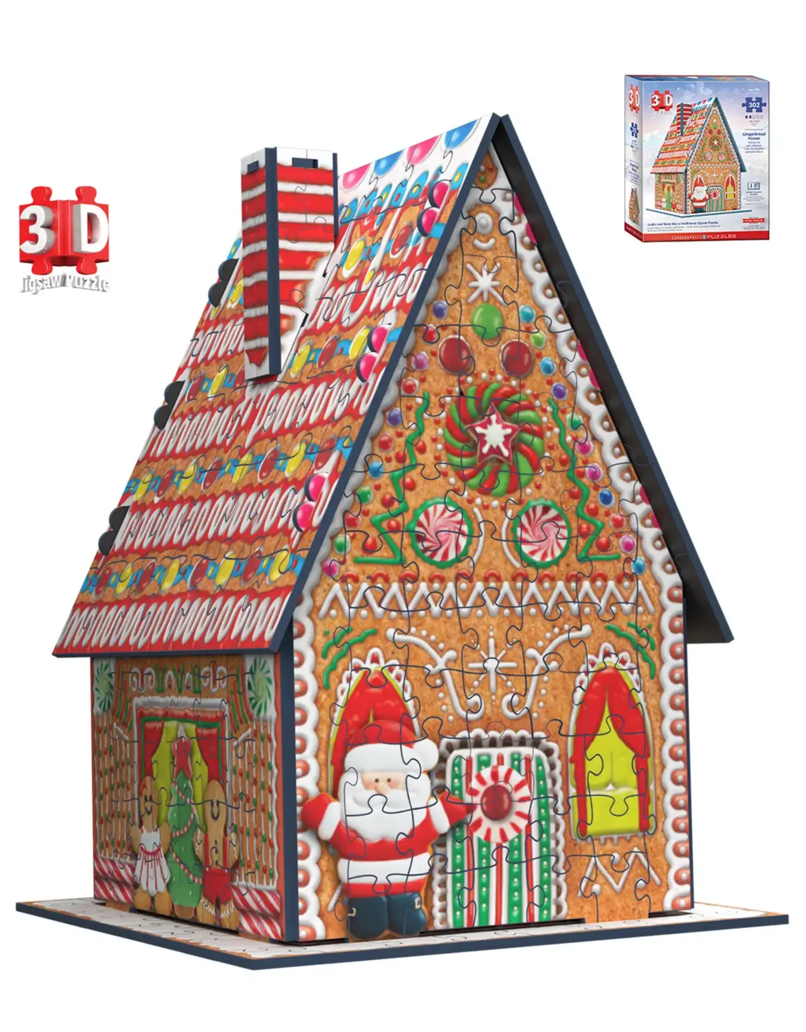 Eurographics Puzzle: Gingerbread House (3D)