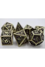 Foam Brain Dragon Essence: Bronze - Hollow Metal RPG Dice Set