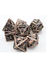 Foam Brain Chained Dragon: Copper - Hollow Metal RPG Dice Set