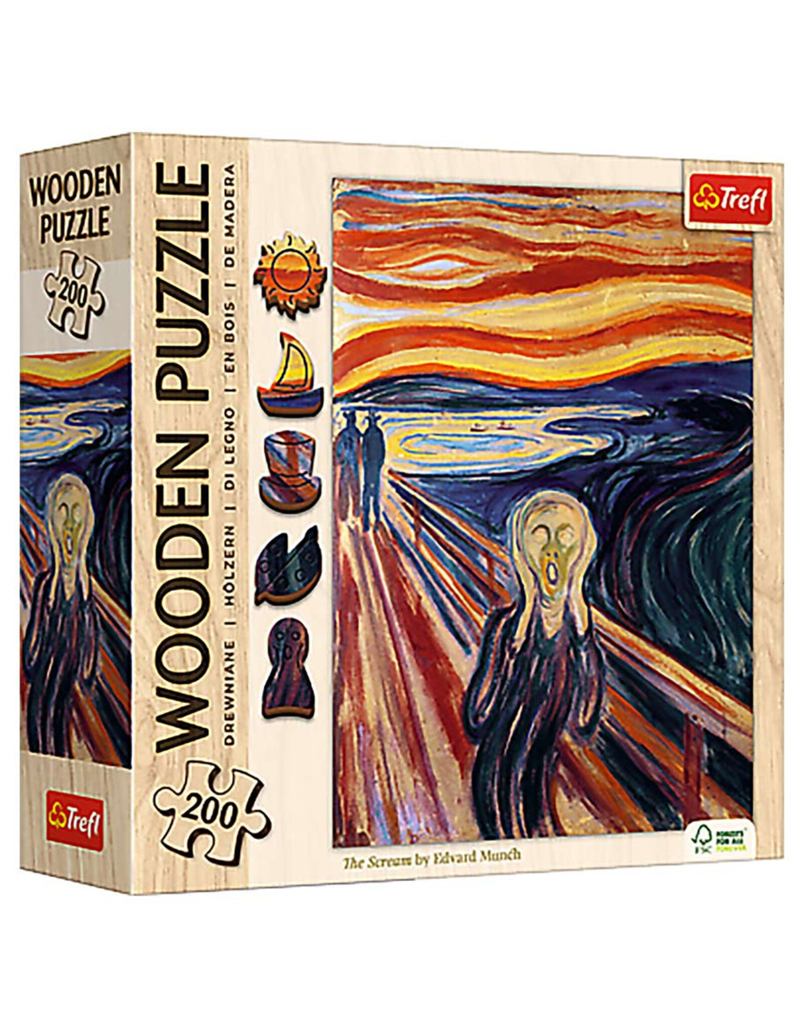 Trefl Puzzle: The Scream by Edvard Munch 200 Piece Wood