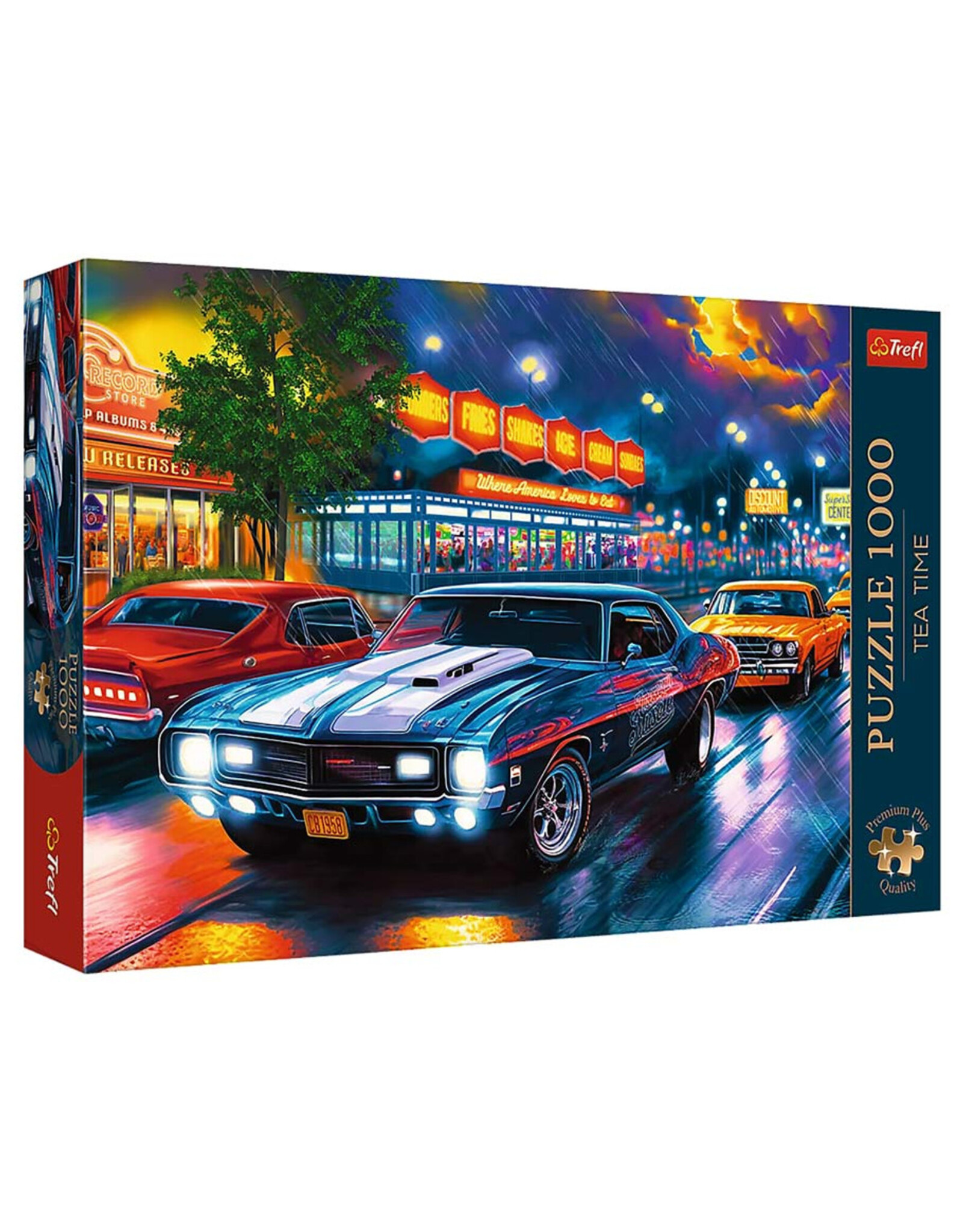 Trefl Puzzle: Tea Time: Night Drive 1000 Piece (Premium Plus)