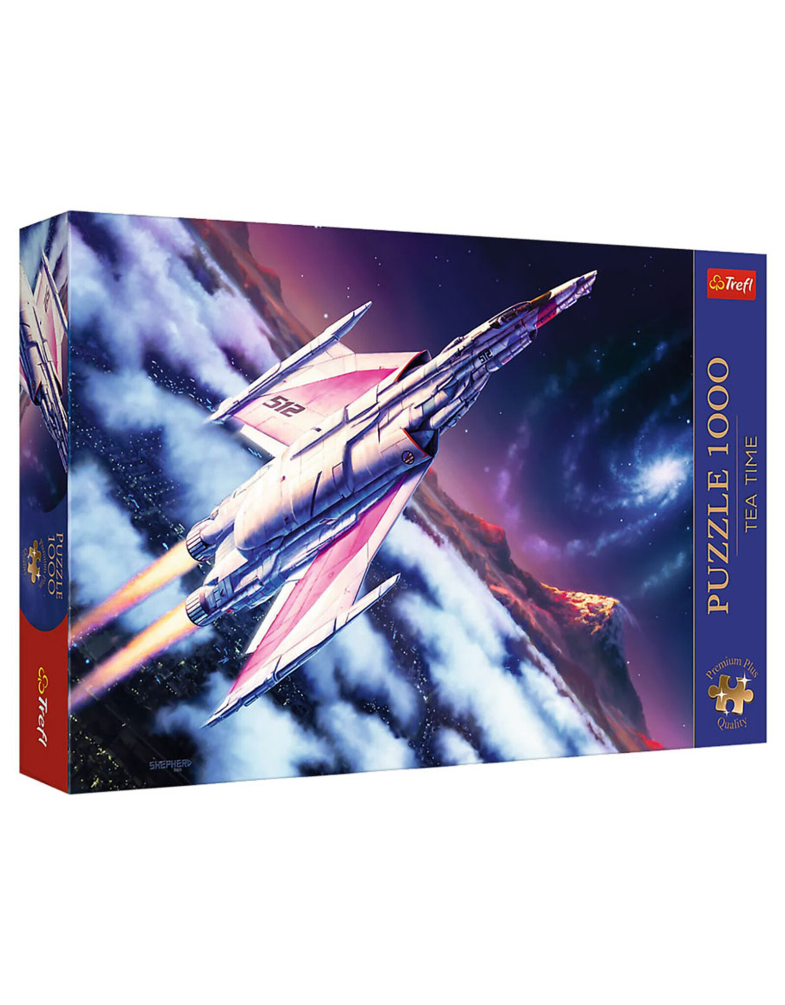 Trefl Puzzle: Tea Time: Flight Into Space 1000 Piece (Premium Plus)