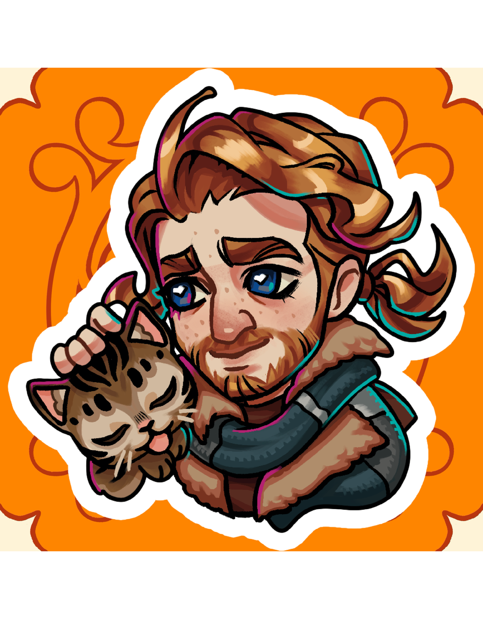 King's Plague Collective King's Plague Sticker - Caleb - Critical Role Mighty Nein