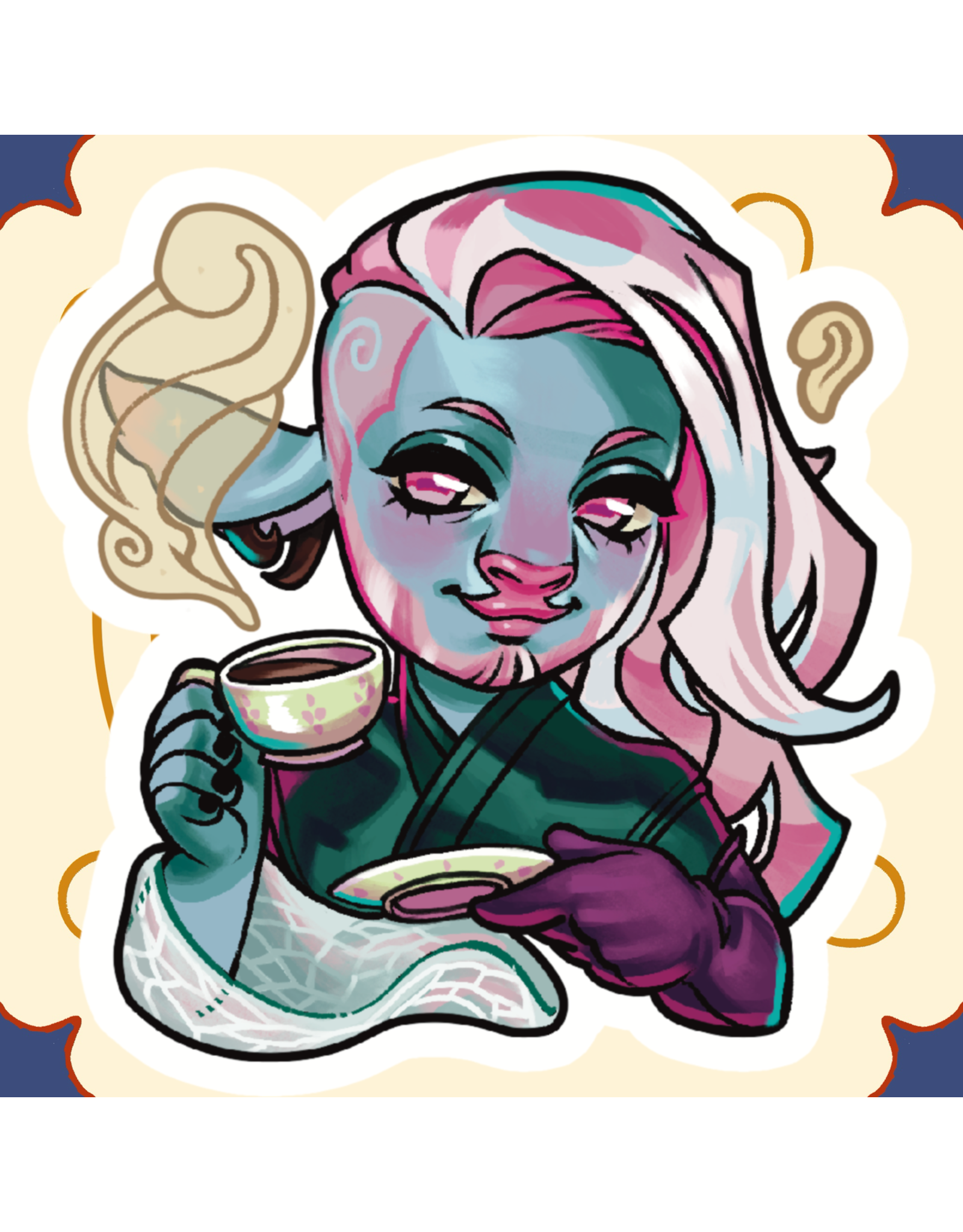 King's Plague Collective King's Plague Sticker - Caduceus - Critical Role Mighty Nein