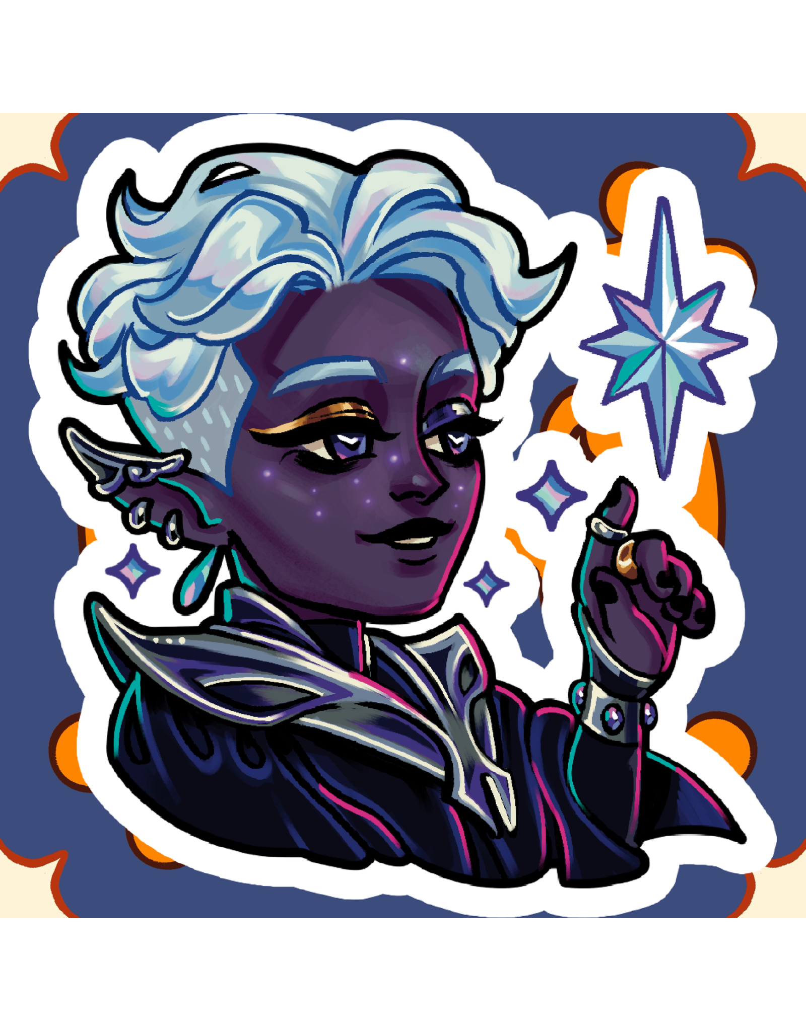 King's Plague Collective King's Plague Sticker - Essek - Critical Role Mighty Nein