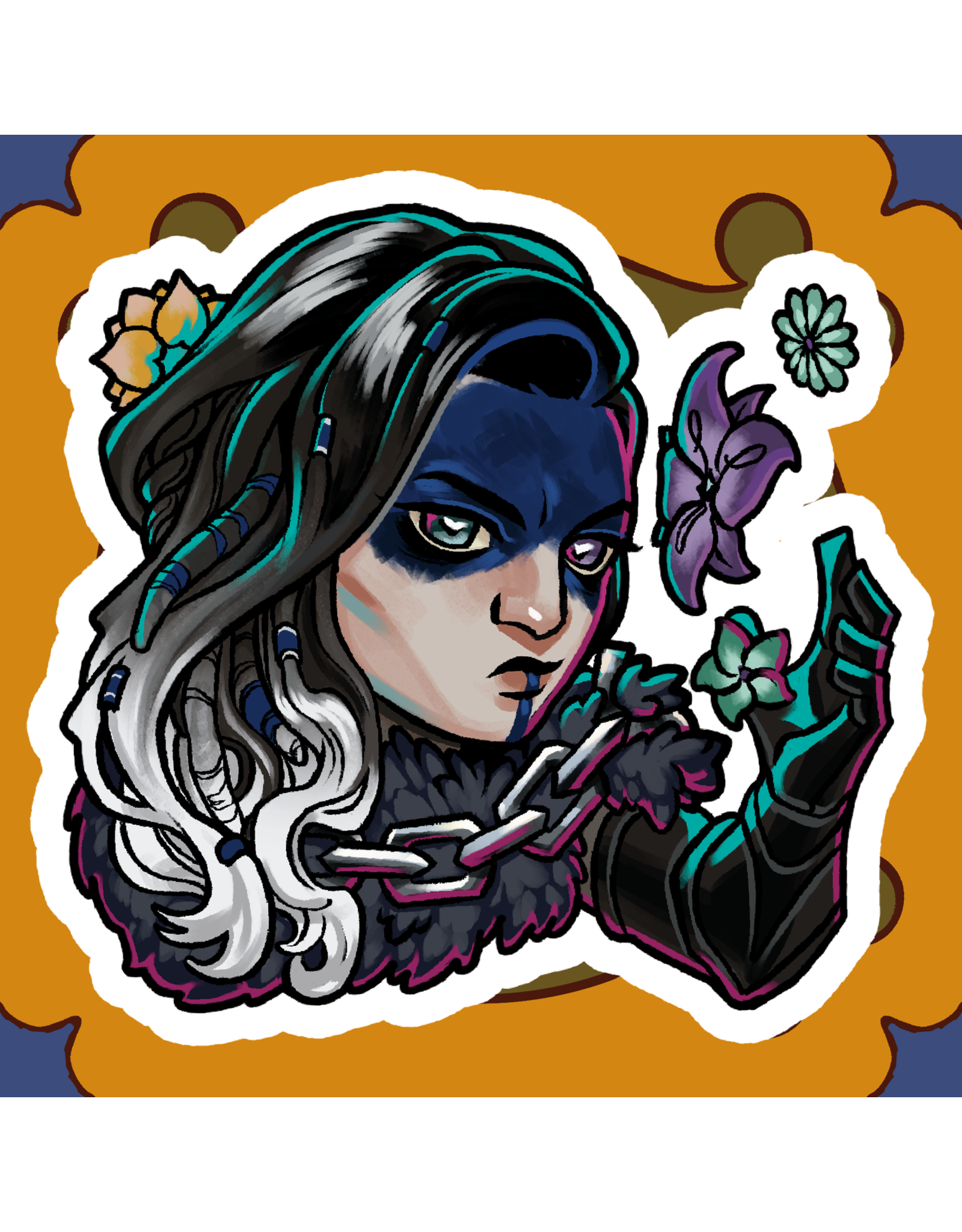 King's Plague Collective King's Plague Sticker - Yasha - Critical Role Mighty Nein