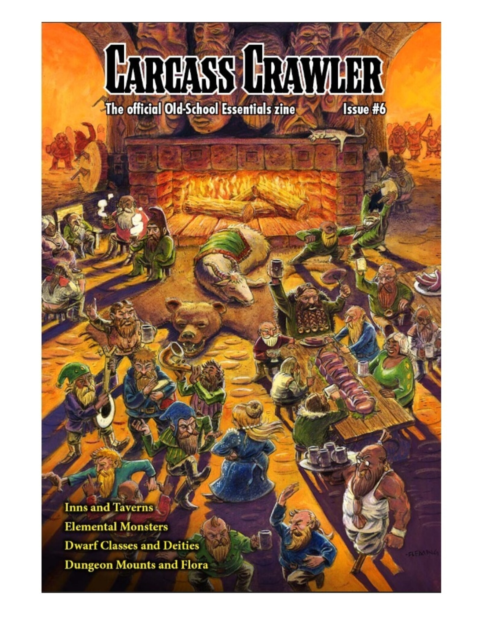 Exalted Funeral Press Carcass Crawler: #6 - The Official Old School Essentials Zine (Pre Order)