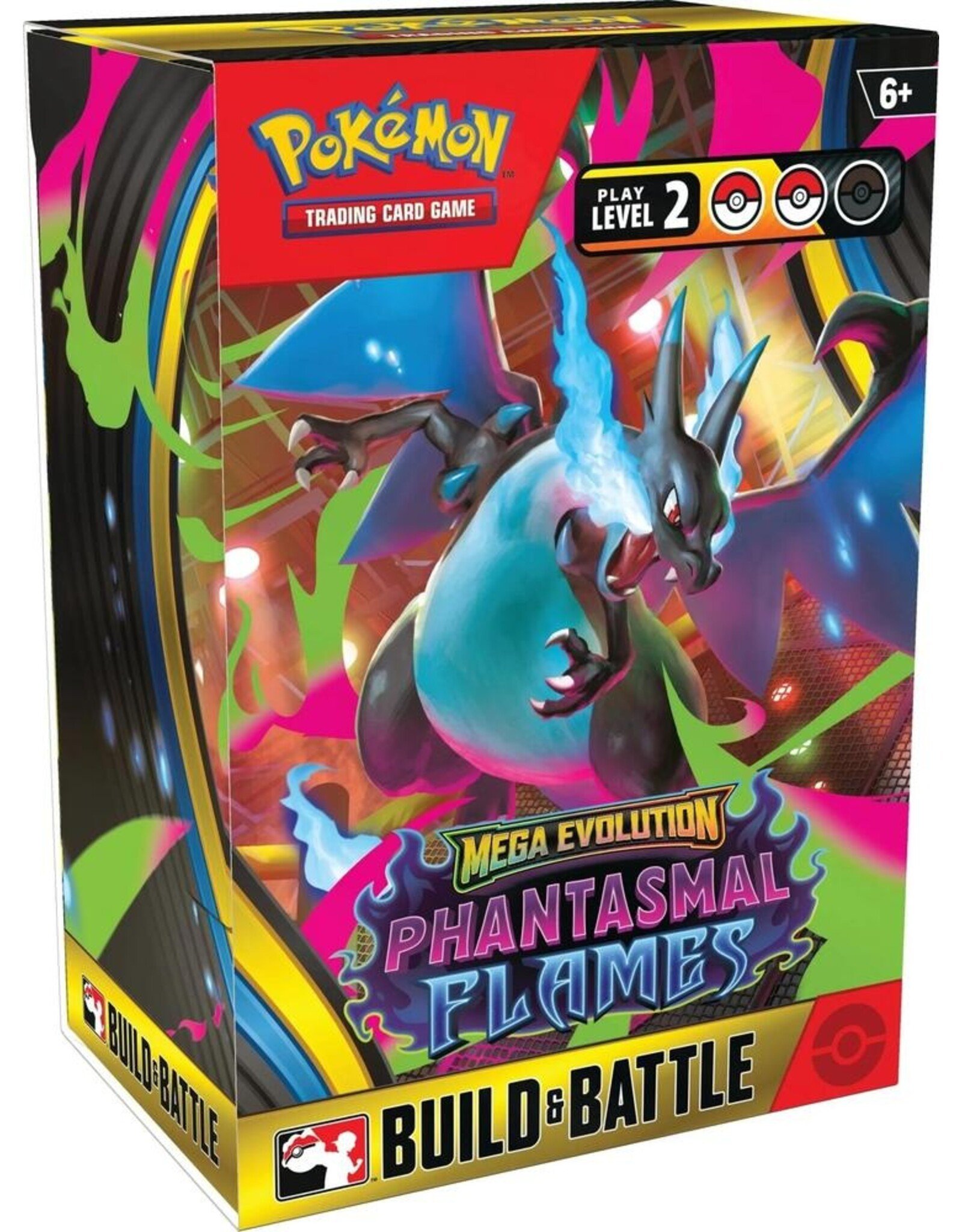 Pokemon Pokémon TCG: Mega Evolution 2: Phantasmal Flames: Build & Battle Box