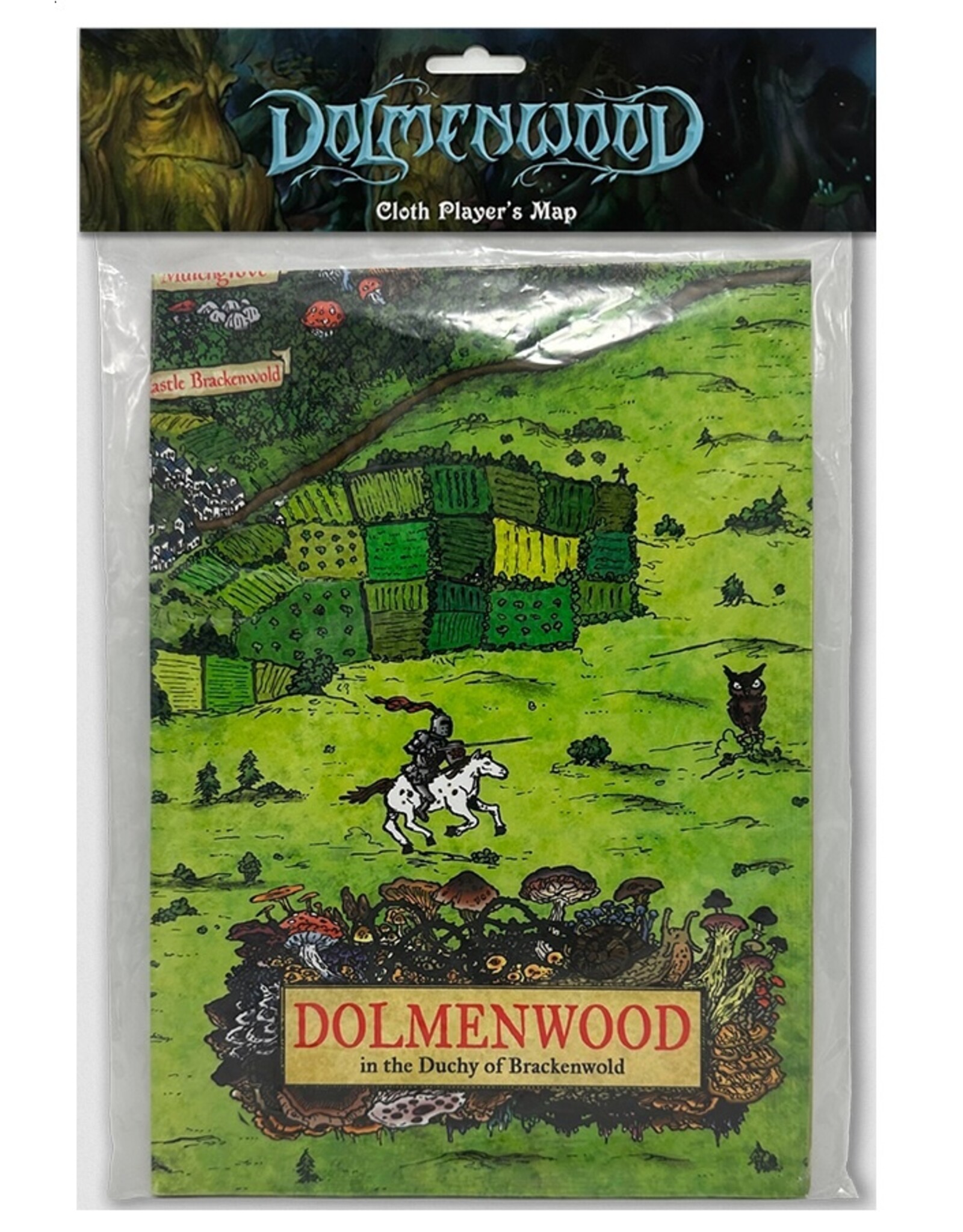 Exalted Funeral Press Dolmenwood RPG: Cloth Player’s Map